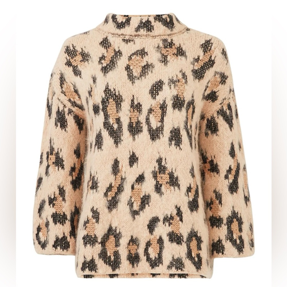 Gorgeous Kate Spade Leopard Sweater - animal print - dressy and cozy!